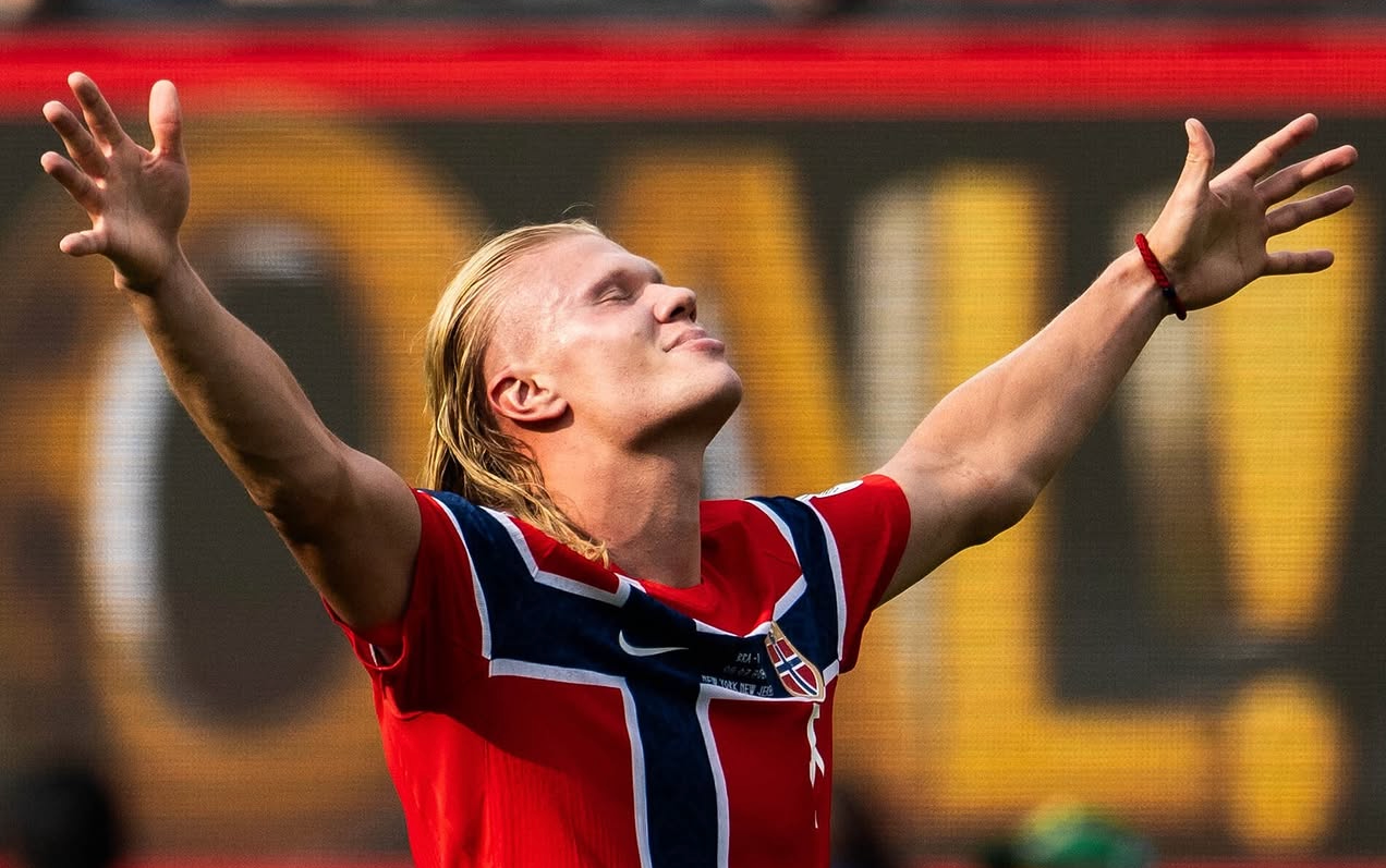 Erling Haaland vs Brasil: